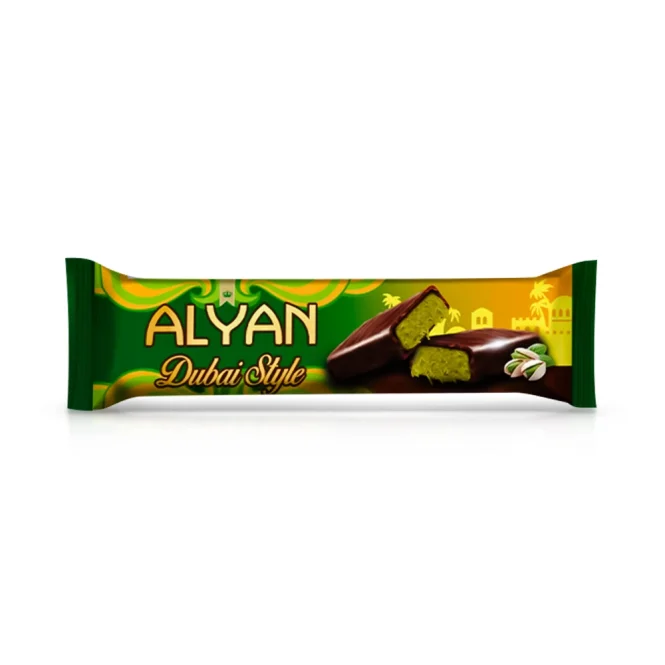 Батончик- Дубайский, с фисташковым кремом и тестом кадаиф, Alyan, 40 г