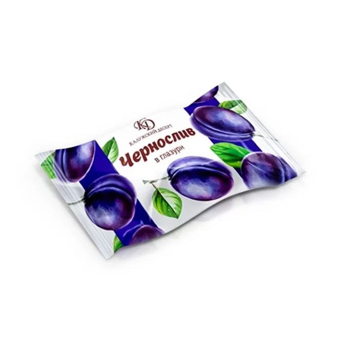 Конфеты с начинкой из чернослива, в глазури, 300 г