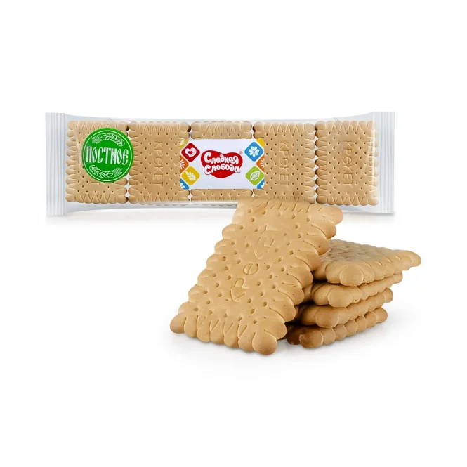 Печенье - Крекет, классическое, затяжное, Сладкая Слобода, 370 г