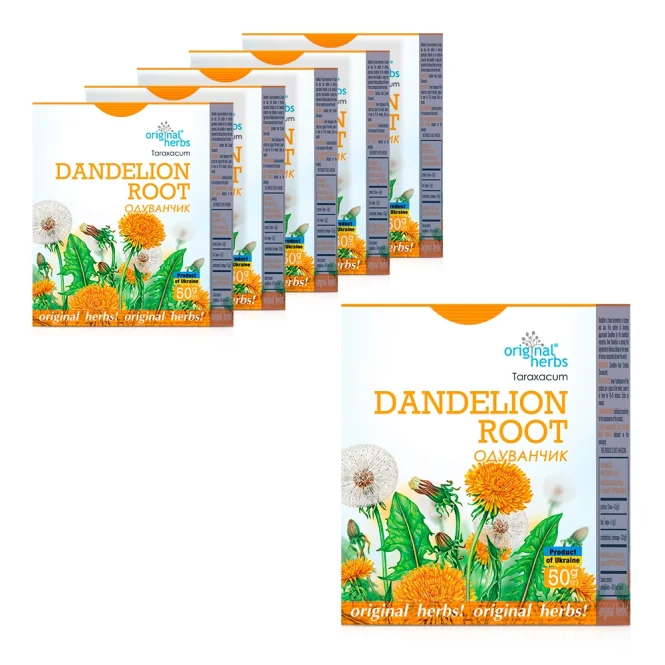 Kräutertee - Löwenzahn, Original Herbs, 6 х 50 g