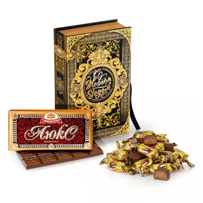 Набор сладостей в книге-коробке - С Новым годом, 390 г