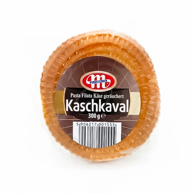 Käse - Kashkaval, 45 % Fett, geräuchert, Mlekovita, 300 g