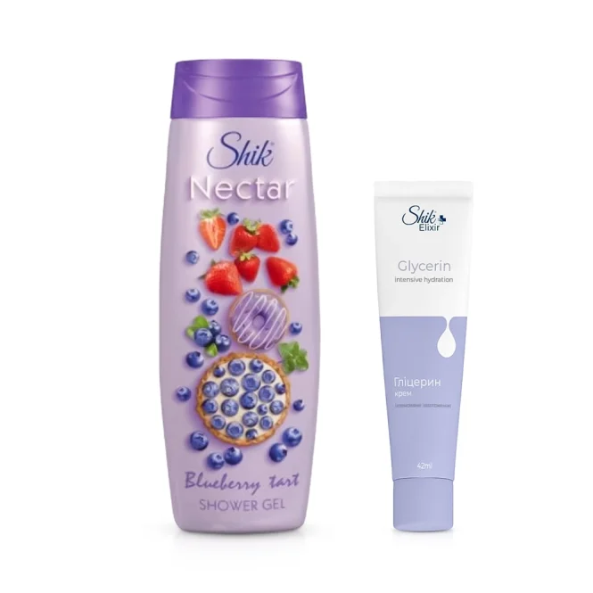 Set "Feuchtigkeitspflege", Duschgel + 3-in-1-Creme, Shik