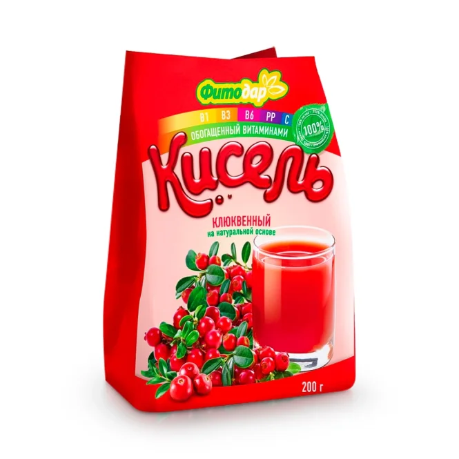 Кисель клюквенный, 200 г