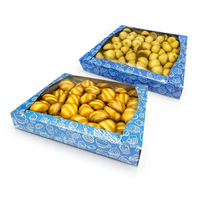 Набор печенья, с начинкой с лимонным вкусом и халвой, Tortoff, 2 х 500 г