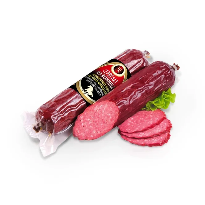 Pferdewurst Serwelat, geräuchert, Riga Standard, 265 g
