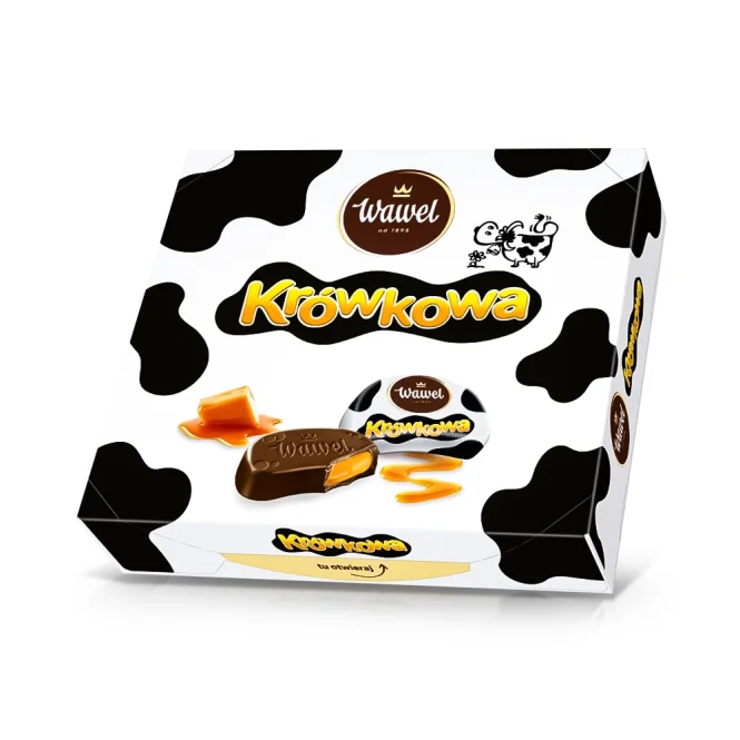 Schokokonfekt - Krowkowa, Wawel, mit Karamell, 160 g