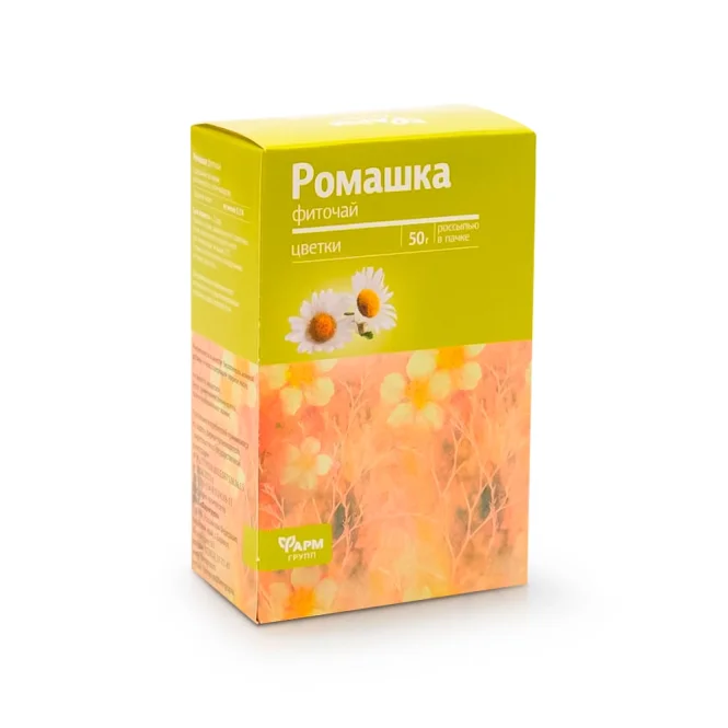 Kräutertee - Kamillenblüten, Pharmgruрp, 50 g