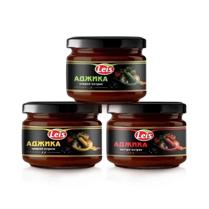 Tomatensoße Adschika-Set - Leis, 3 x 300 g