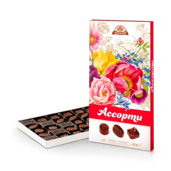 Pralinen Auslese - Assorti Blumensträuße, mit verschiedenen Füllungen, 240 g 