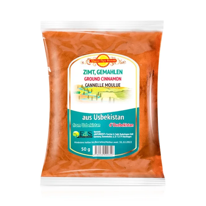 Zimt, gemahlen, 50 g aus Usbekistan