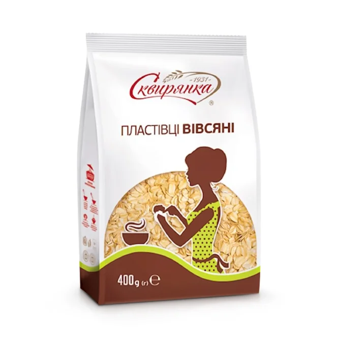 Хлопья овсяные, Сквирянка, 400 г