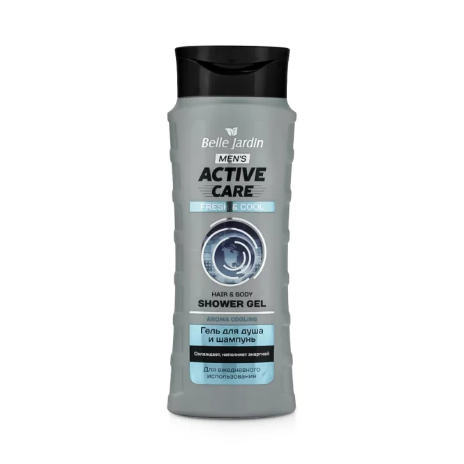 2-in-1 Duschgel-Shampoo für Männer - Fresh & Cool, Belle Jardin, 420 ml