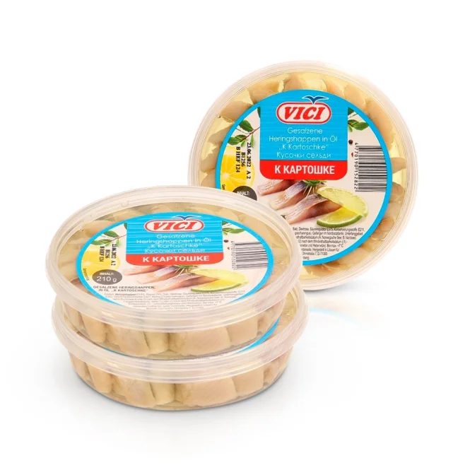 Филе сельди - K картошке, в масле, VICI, 3 х 210 г