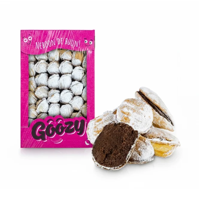 Печенье - Орешки, с помадной начинкой со вкусом рома, Goozy, 900 г