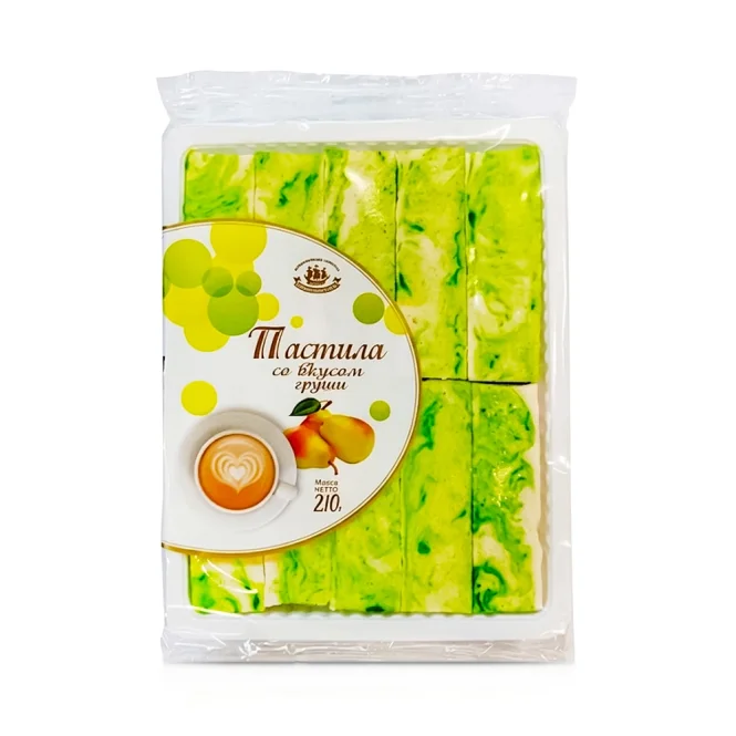 Пастила мраморная, со вкусом груши, Кронштадская, 210 г