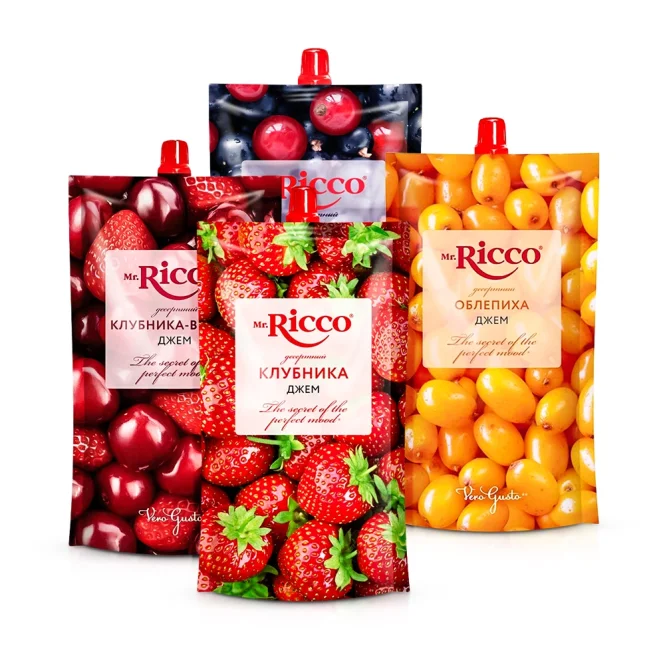 Дегустационный набор джемов - Mr.Ricco, 4 х 300 г