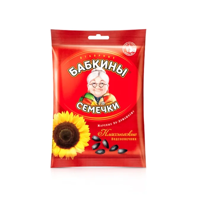 Sonnenblumenkerne geröstet - Babkiny, 100 g