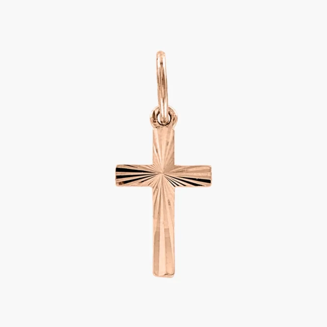 Kreuz, Rotgold 585°, 25 mm