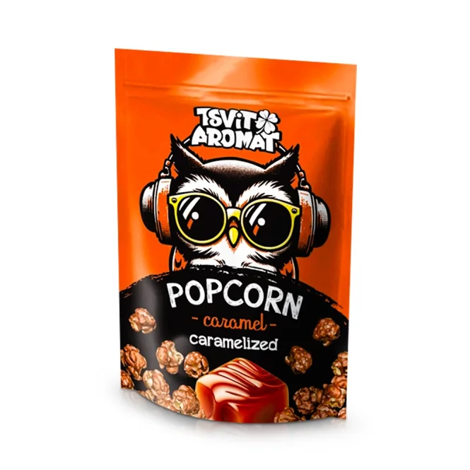 Попкорн, со вкусом карамели, Tsvit Aromat, 90 г