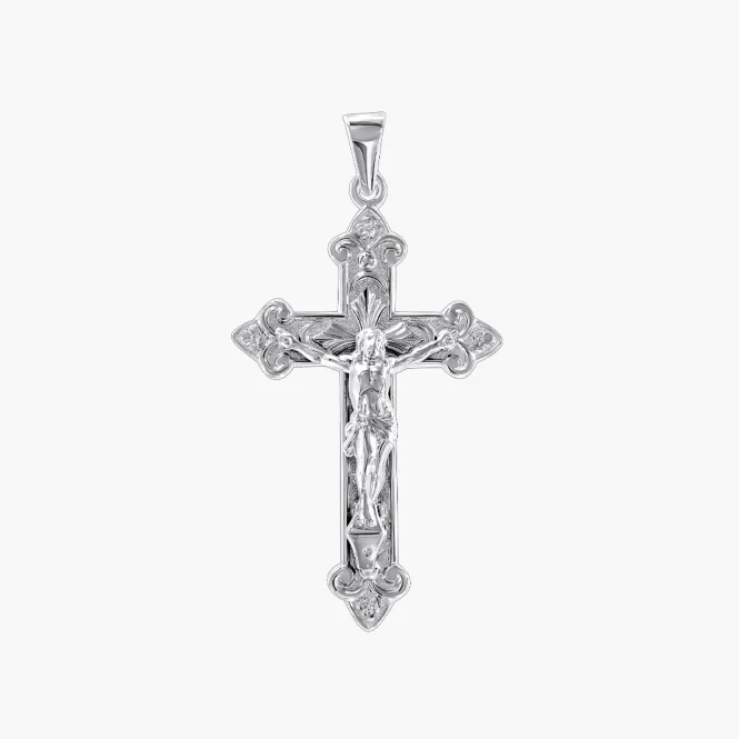 Крест, серебро 925°, 58 см