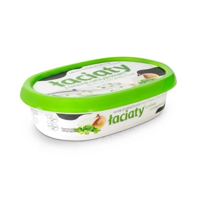 Frischkäseaufstrich, mit Schnittlauch, Laciaty, 125 г