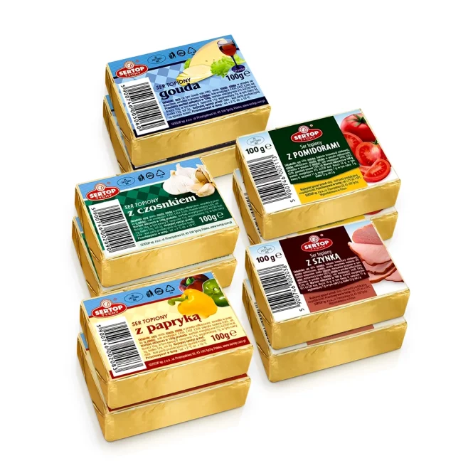 Дегустационный набор плавленых сырков, Sertop, 10 х 100 г