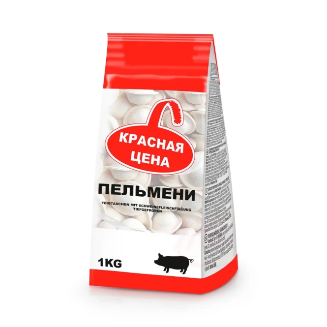 Пельмени, с начинкой мяса свинины, Красная цена, 1 кг