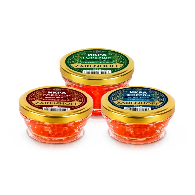 Roter Kaviar - Set Zarenhoff 3 х 100 g