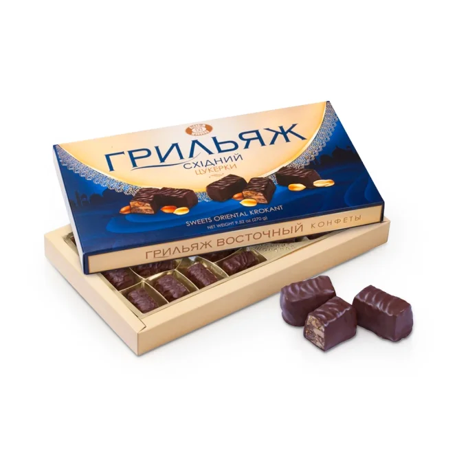 Шоколадные конфеты - Грильяж восточный, БШ, 270 г