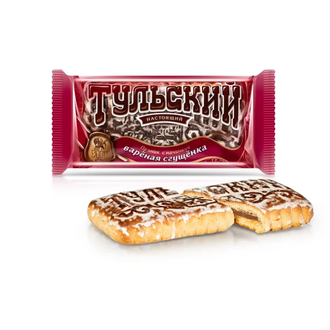 Feingebäck - Tulskij Prjanik, mit Kondensmilchfüllung, 140 g    