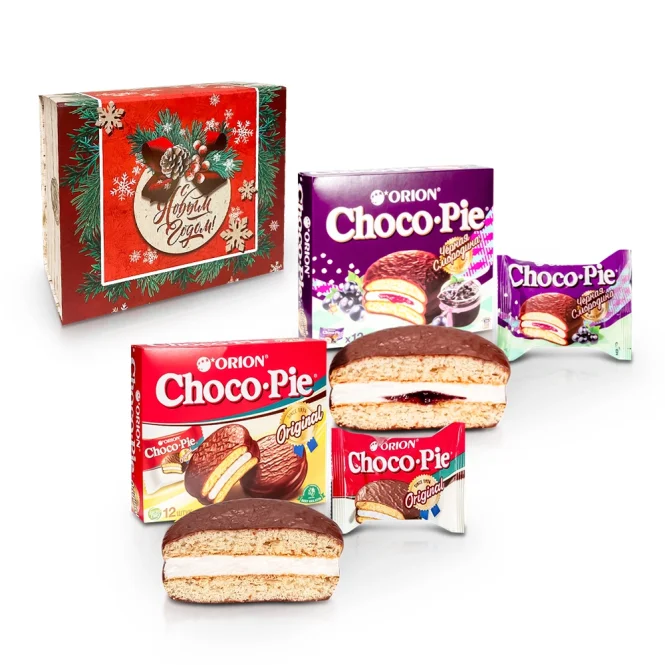 Geschenkset - Neujahr Choco Pie 1, 720 g