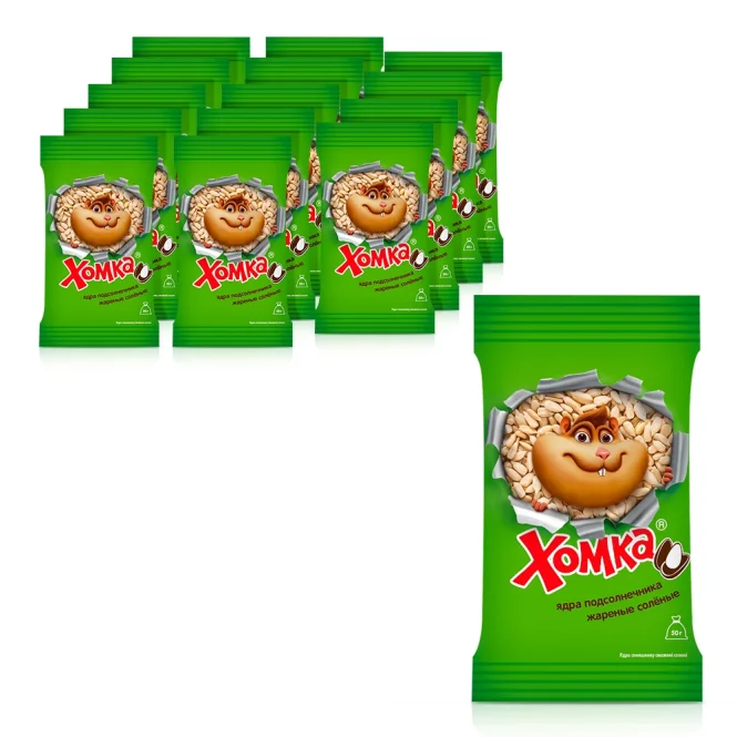 Sonnenblumenkerne - Chomka, geröstet, gesalzen, geschält, 15 х 50 g    