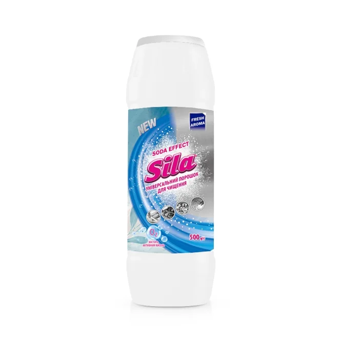 Universelles Reinigungspulver mit Soda, Sila, 500 g