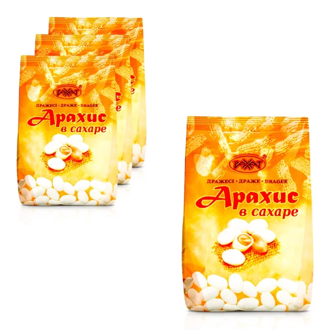 Dragee - Erdnusskerne in Zuckerglasur, Rahat, 4 х 150 g
