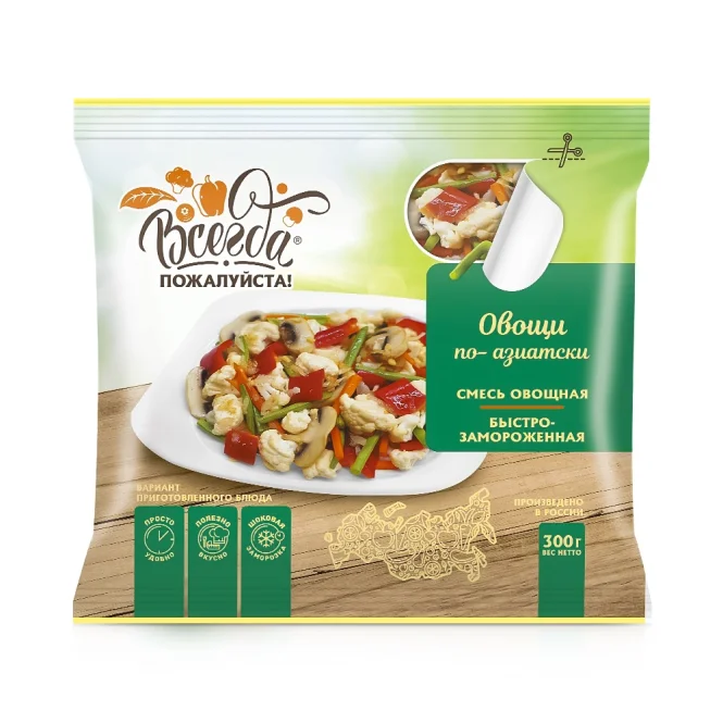 Смесь овощная, по-азиатски, Всегда пожалуйста, 300 г