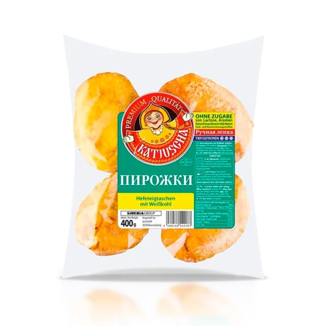 Пирожки с капустой, жареные, Katjuscha, 400 г