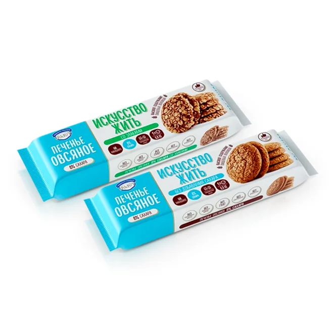 Набор овсяного печенья - Искусство жить, без сахара, 2 х 200 г