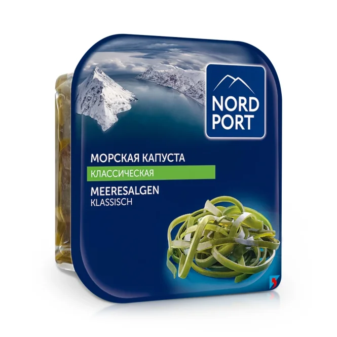 Meeresalgen - Klassisch, eingelegt, 	Nord Port, 200 g