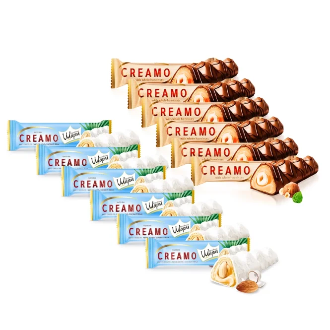 Probierpaket Waffelriegel, Char, 12 Stk., 324 g