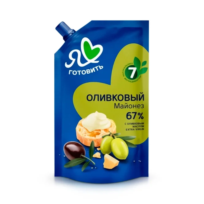 Майонез - Московский провансаль, Оливковый, Я люблю готовить, 390 мл