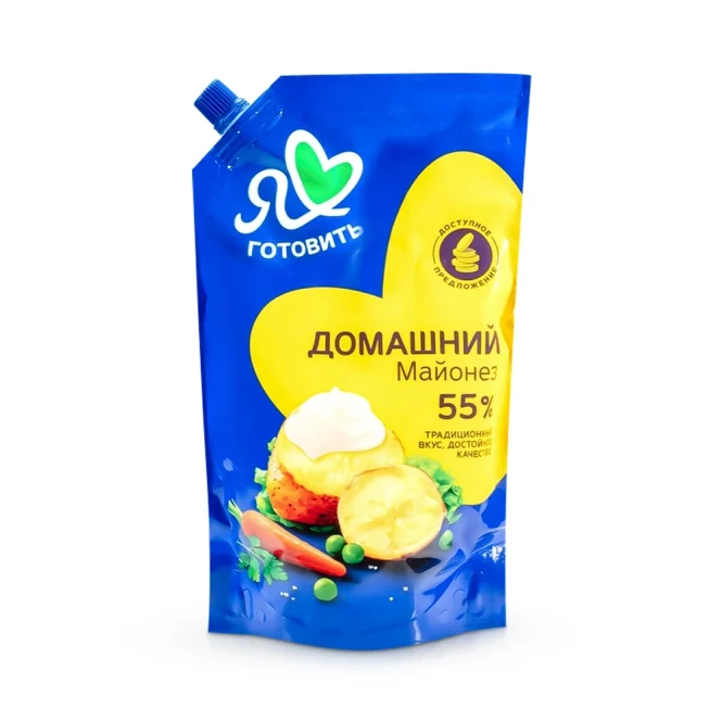 Майонез - Домашний, 55 % жирности, 670 мл 