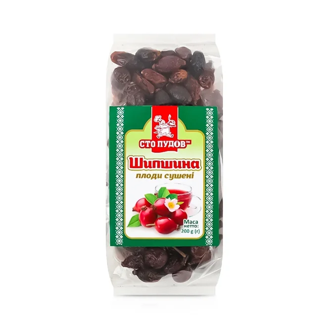 Hagebutten, getrocknet, 100 Pudov, 200 g
