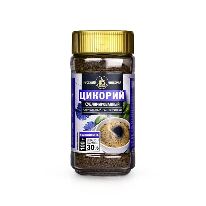 Zichorie, Instant, sublimiert, Russkij Zichorie, 100 g