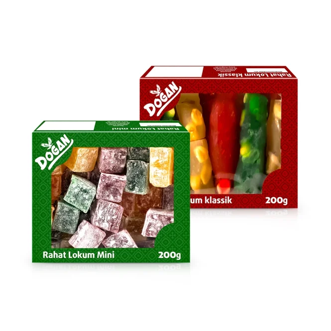 Orientalische Süßigkeiten - Set, Rachat-Lukum, 2 х 200 g