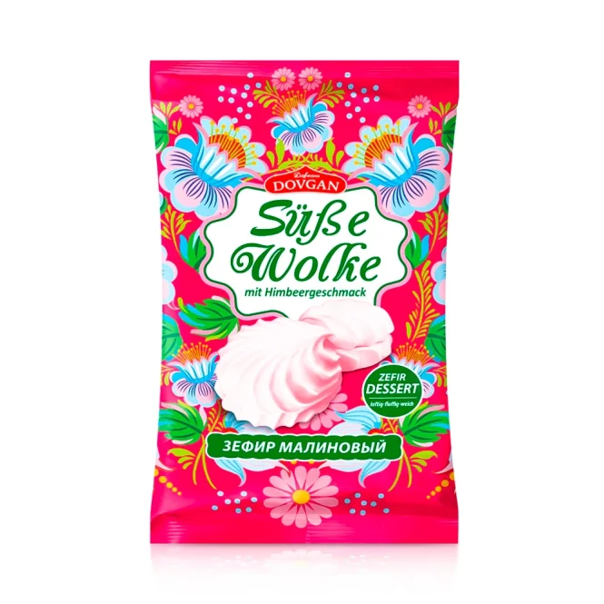 Зефир - Сладкое облако, со вкусом малины, 240 г