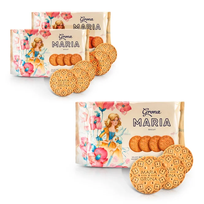 Печенье - Мария, Grona, 3 х 310 г
