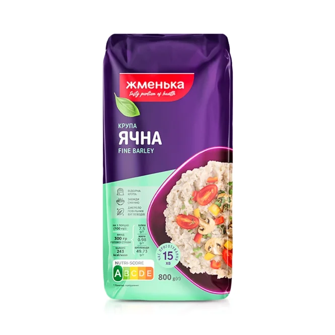 Крупа ячневая, Жменька, 800 г