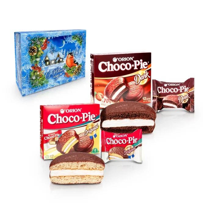 Geschenkset - Neujahr Choco Pie 2, 720 g