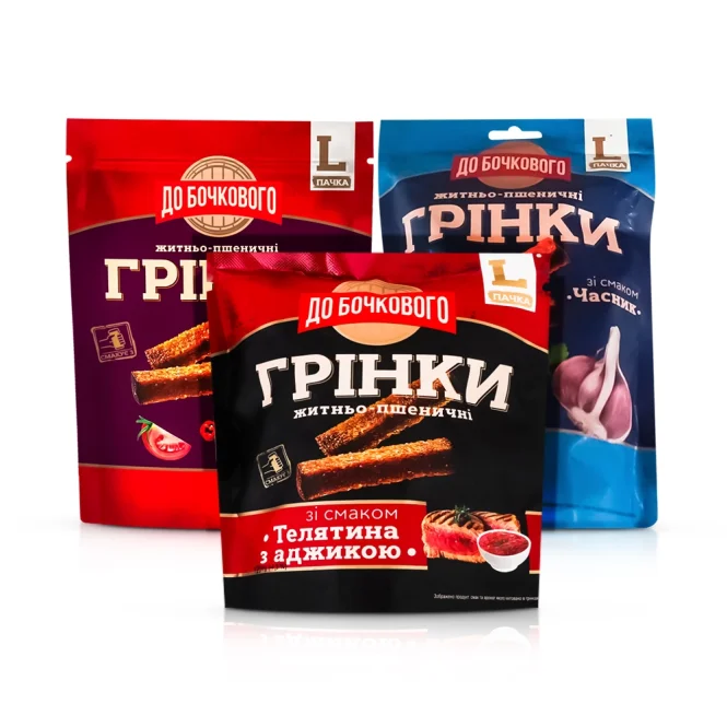 Набор гренок - До Бочкового, 3 х 130 г